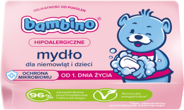 Bambino Mydło w kostce dla niemowląt i dzieci 90g