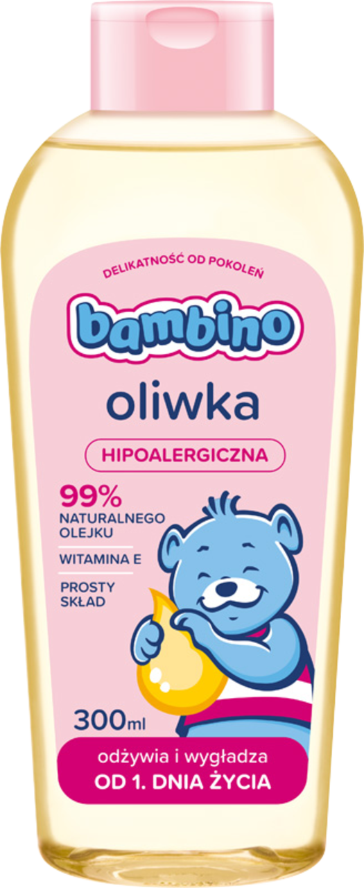 Bambino Oliwka pielęgnacyjna, hipoalergiczna 300ml