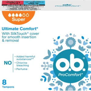 o.b.® ProComfort Tampony higieniczne, Super (8szt.)