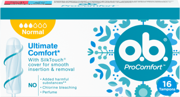 o.b.® ProComfort Tampony higieniczne, Normal (16szt.)