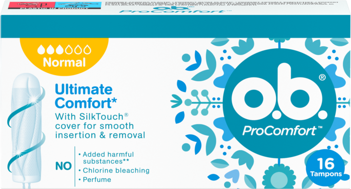 o.b.® ProComfort Tampony higieniczne, Normal (16szt.)