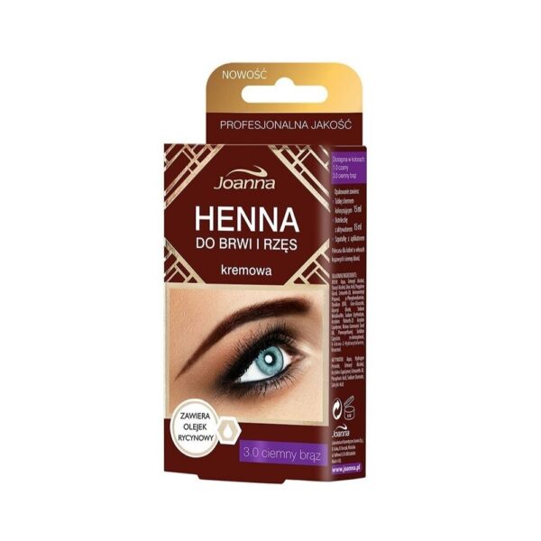 Joanna HENNA do rzęs brązowa (15ml)