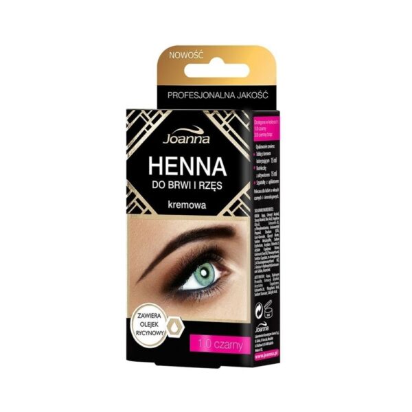 Joanna HENNA do rzęs czarna (15ml)