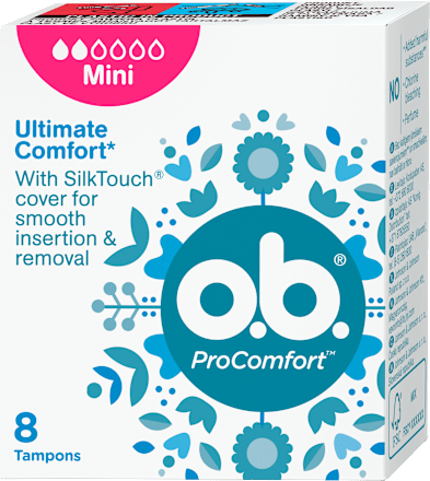 o.b.® ProComfort Tampony higieniczne, Mini (8szt.)