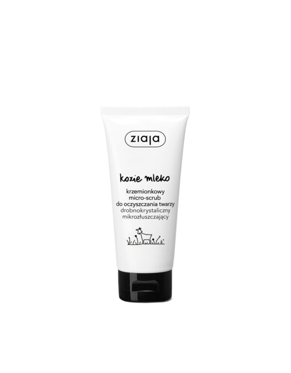 Ziaja Kozie mleko krzemionkowy micro-scrub do oczyszczania twarzy drobnokrystaliczny mikrozłuszczający 75ml