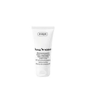 Ziaja Kozie mleko skoncentrowany krem nawilżający foto-ochronny UVB + UVA SPF 20 ochrona średnia 50ml