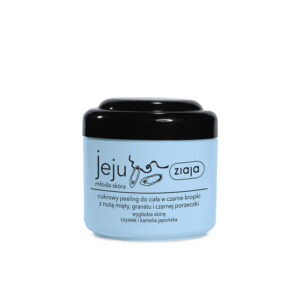 Ziaja Jeju cukrowy peeling do ciała w czarne kropk 200ml