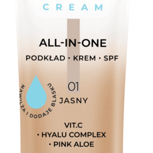 BIELENDA BB Cream All in one  - podkład, krem, spf - każdy typ skóry, 01 jasny 30g