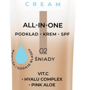 BIELENDA BB Cream All in one - podkład, krem, spf - każdy typ skóry, 02 śniady 30g