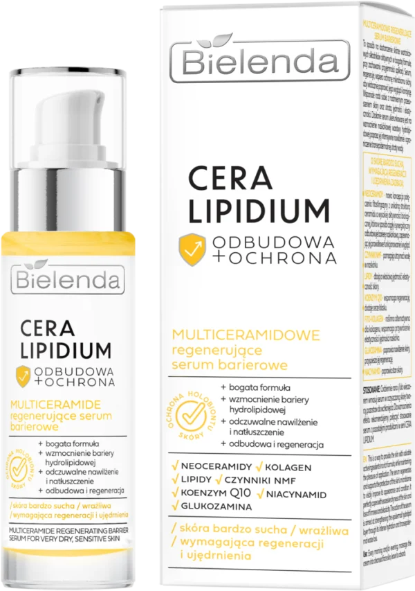BIELENDA Cera Lipidium Serum do twarzy, regenerujące, barierowe, multiceramidowe (30ml)