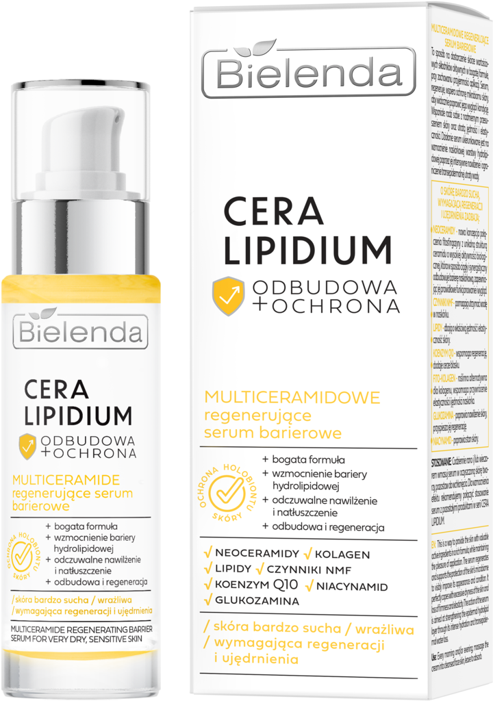 BIELENDA Cera Lipidium Serum do twarzy, regenerujące, barierowe, multiceramidowe (30ml)