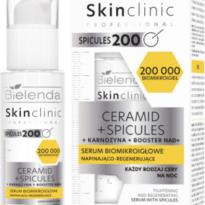 Bielenda Skin Clinic Professional CERAMID 200 Serum do twarzy, biomikroigłowe, napinająco-regenerujące, na noc 30ml