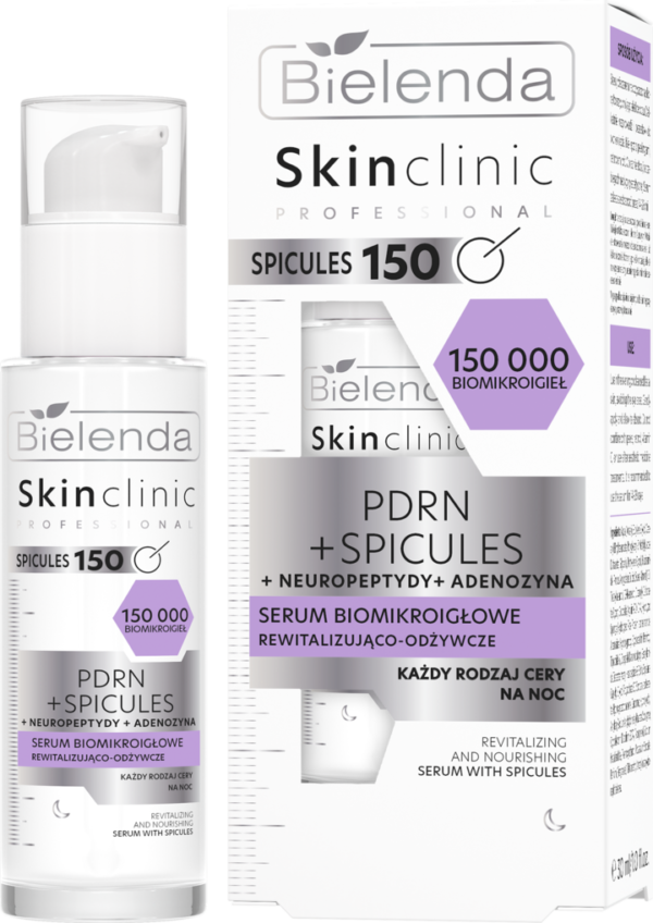 Bielenda Skin Clinic Professional PDRN Serum do twarzy, biomikroigłowe, rewitalizująco-odżywcze, na noc 30ml