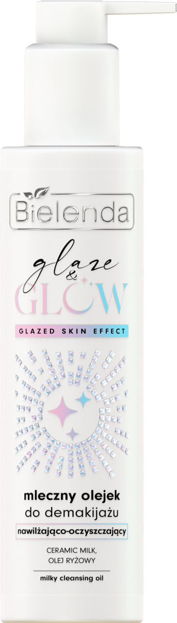 Bielenda Glaze&Glow Mleczny olejek do demakijażu, nawilżająco-oczyszczający (100ml)