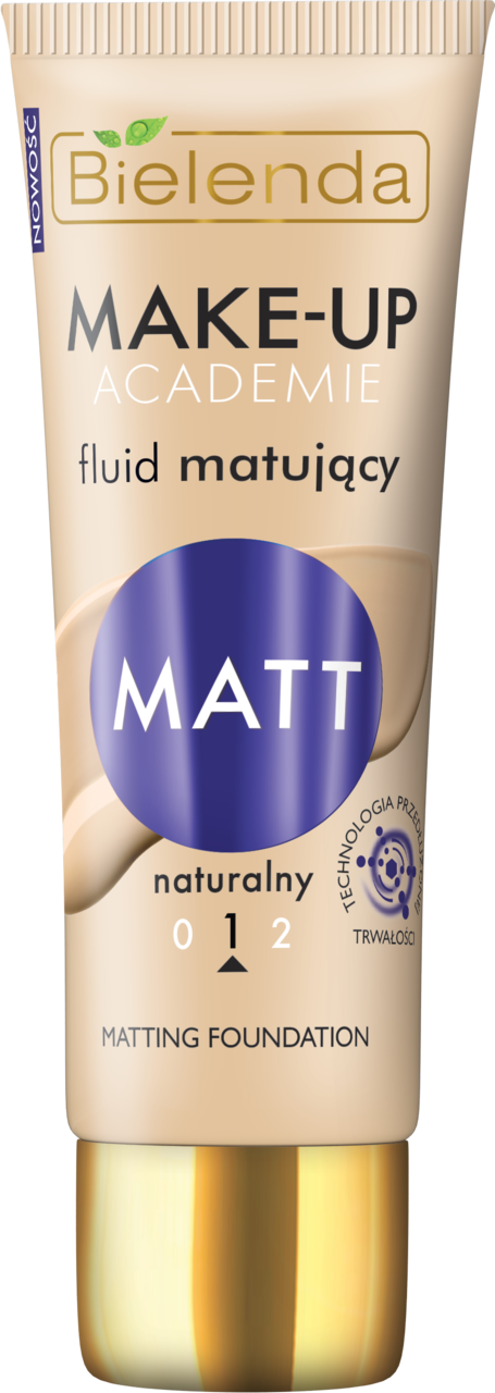 Bielenda MAKE-UP ACADEMIE Fluid matujący MATT nr 1 Naturalny 30g