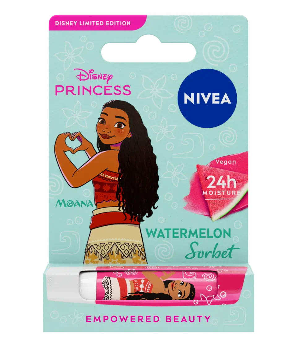 Nivea Pielęgnująca pomadka Watermelon Sorbet Vaiana - Disney Limited Edition