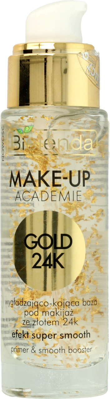 Bielenda MAKE-UP ACADEMIE GOLD FLAKES 24k Rozświetlająca baza pod makijaż ze złotem 24k 30g