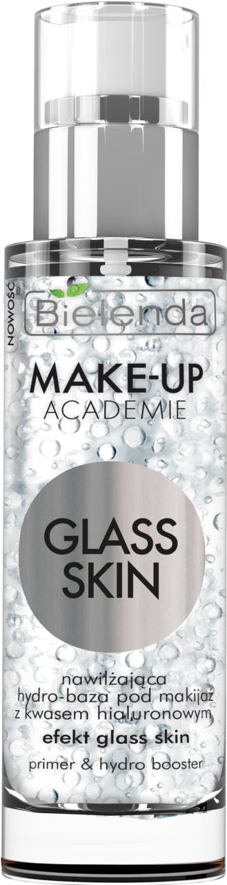Bielenda MAKE-UP ACADEMIE GLASS SKIN Nawilżająca hydro-baza pod makijaż z kwasem hialuronowym 30g