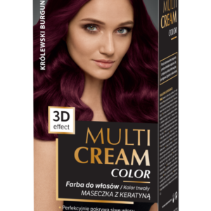 Joanna Multi Cream Color 36 - królewski burgund