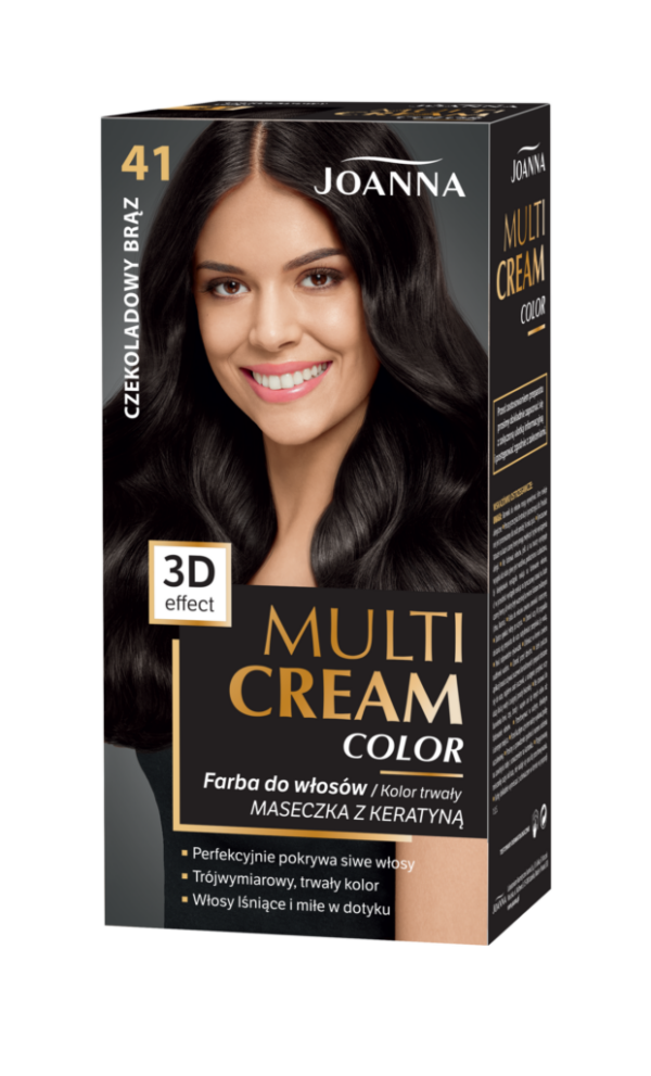 Joanna Multi Cream Color 41 - czekoladowy brąz