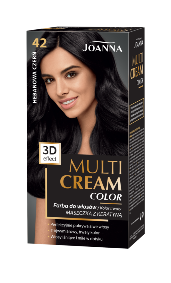 Joanna Multi Cream Color 42 - hebanowa czerń