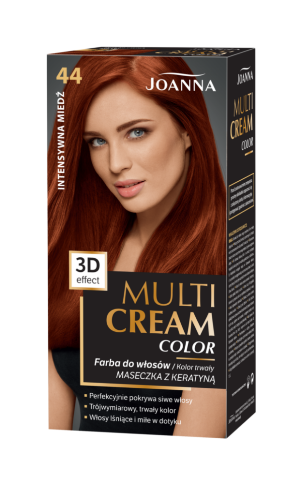 Joanna Multi Cream Color 44 - intensywna miedź