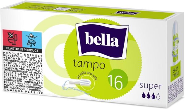 Bella Tampo Tampony higieniczne easy twist Super 16 sztuk