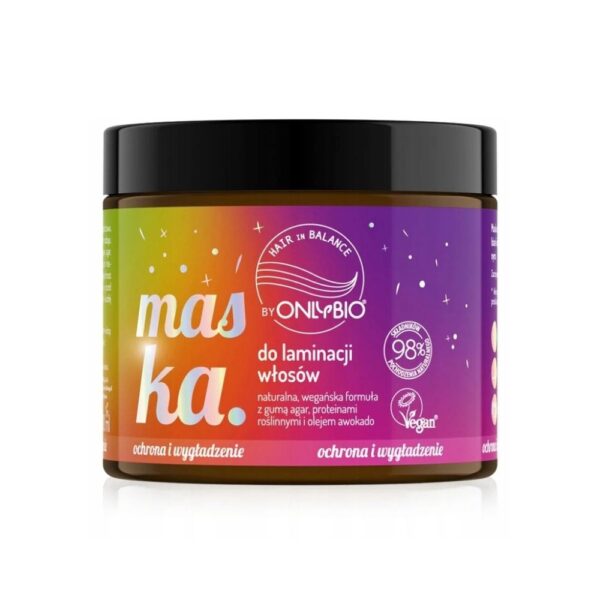 OnlyBio Maska do laminacji włosów (200ml)