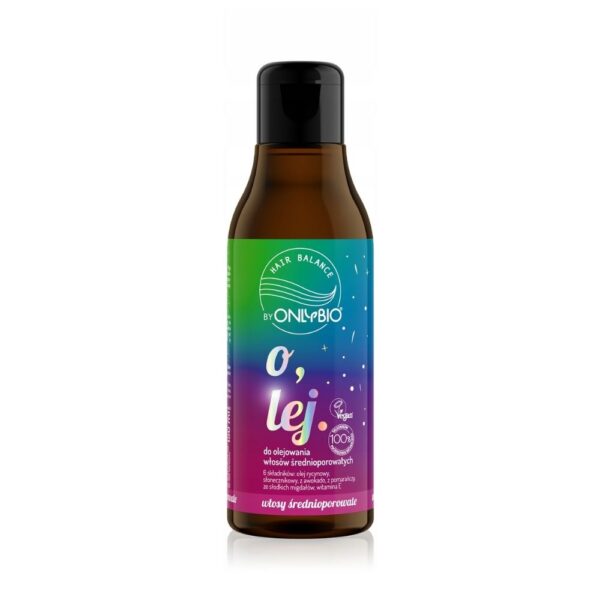 OnlyBio Olej do olejowania włosów średnioporowatych (150ml)