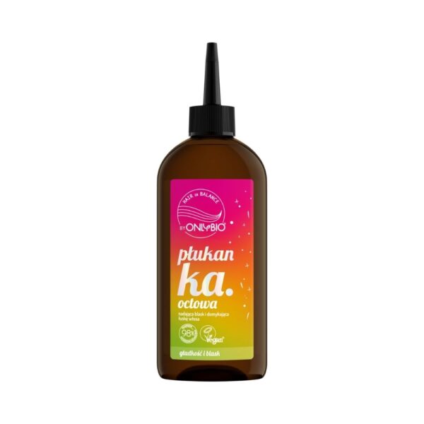 OnlyBio Płukanka do włosów, octowa (300ml)