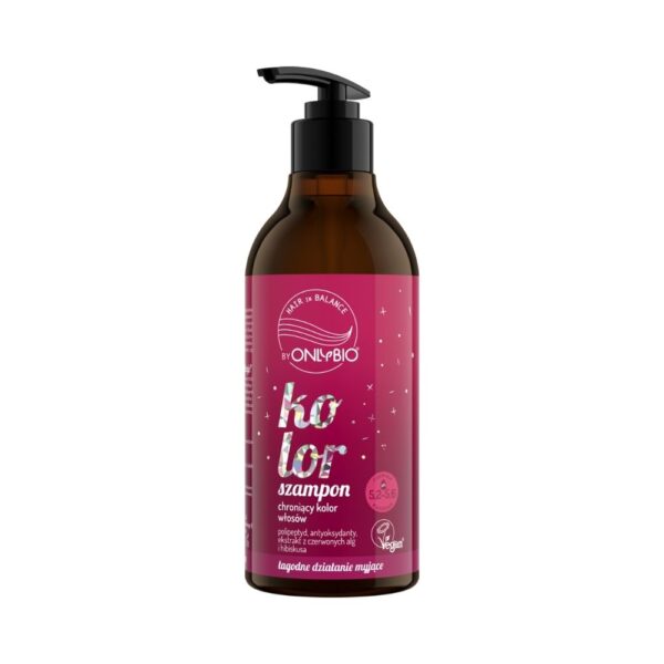 OnlyBio Kolor Szampon do włosów, chroniący kolor (400ml)