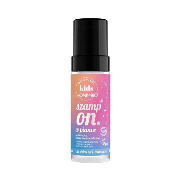 OnlyBio Kids Szampon w piance ułatwiający rozczesywanie włosów 150ml