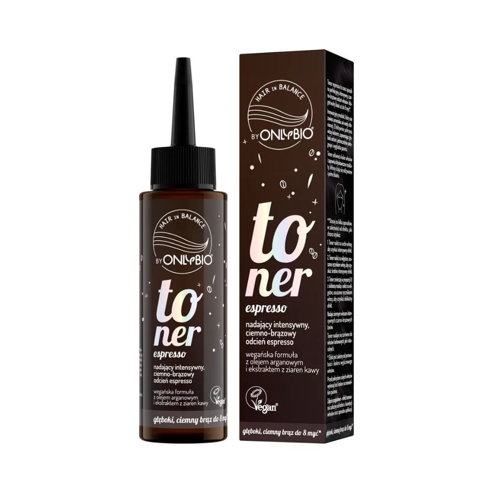 OnlyBio Toner do włosów, Espresso (100ml)