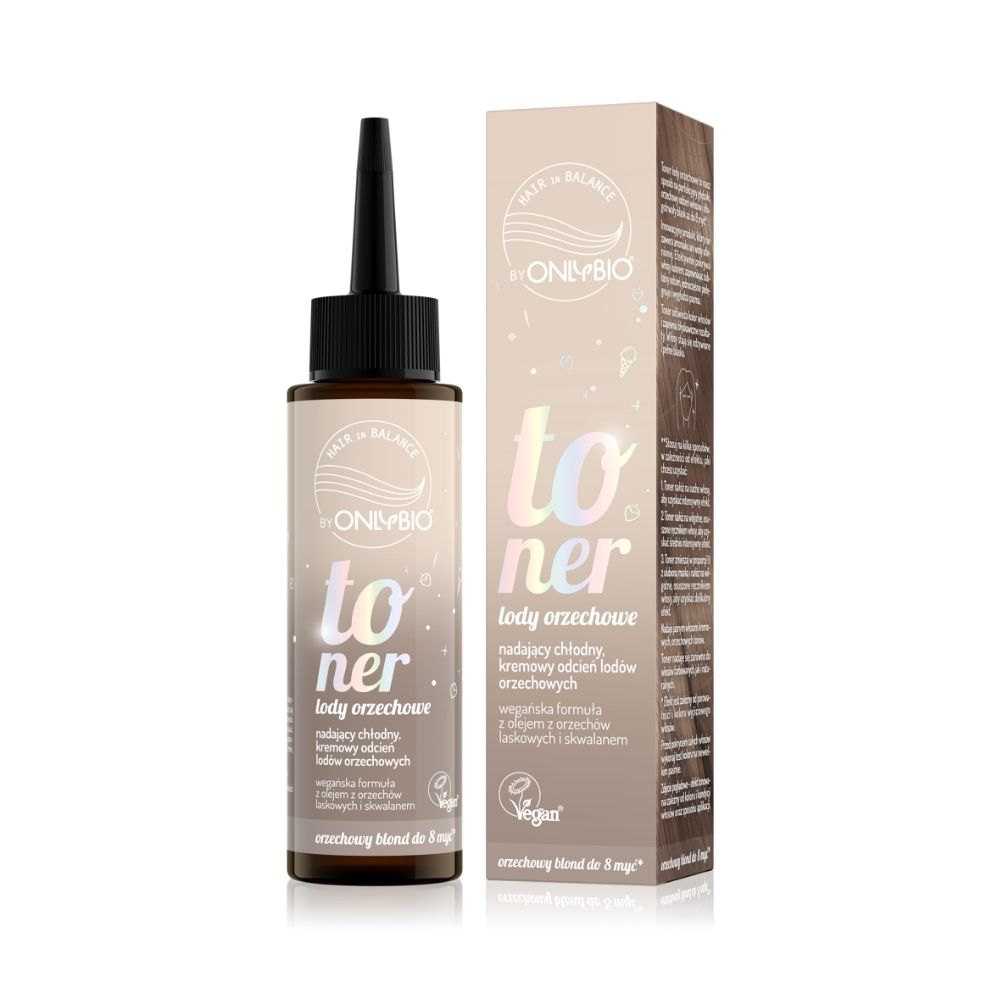 OnlyBio Toner do włosów, Lody Orzechowe (100ml)