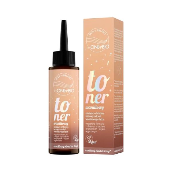 OnlyBio Toner do włosów, Waniliowy (100ml)