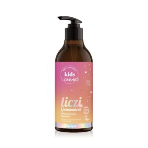 OnlyBio Kids Żel pod prysznic dla dzieci, Liczi i Pomarańcza (400ml)