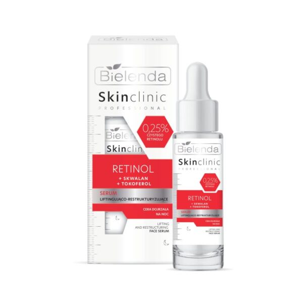 Bielenda Skin Clinic Professional RETINOL Serum liftingująco - restrukturyzujące 30ml