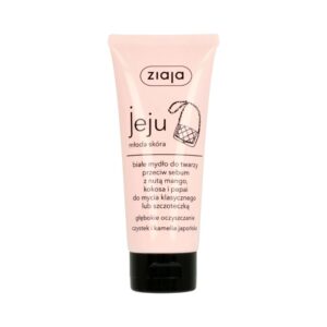 Ziaja Jeju Mydło do twarzy, przeciw sebum, głeboko oczyszczajace, dla młodej skóry (75ml)