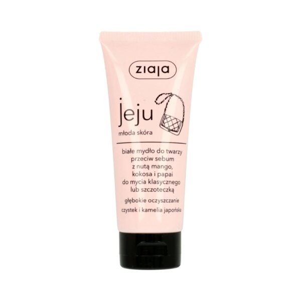 Ziaja Jeju Mydło do twarzy, przeciw sebum, głeboko oczyszczajace, dla młodej skóry (75ml)