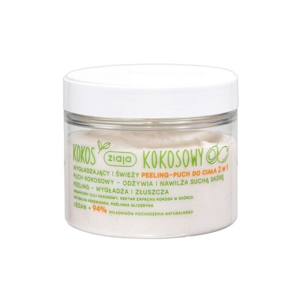 Ziaja Kokosowy Peeling-puch do ciała, 2w1, (270ml)