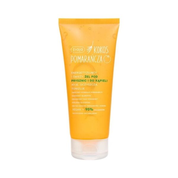 Ziaja Kokos Pomarańcza Żel pod prysznic, energetyzujący i świeży (200ml)