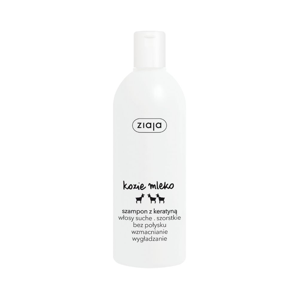 Ziaja kozie mleko Szampon do włosów z keratyną, wzmacniający (400ml)