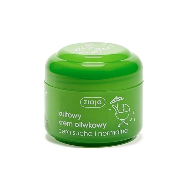 Ziaja Oliwkowy Krem do twarzy, cera sucha i normalna, kultowy, oliwkowy (50ml)