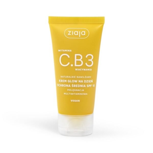 Ziaja Witamina C.B3 krem glow na dzień ochrona średnia SPF15 (50ml)