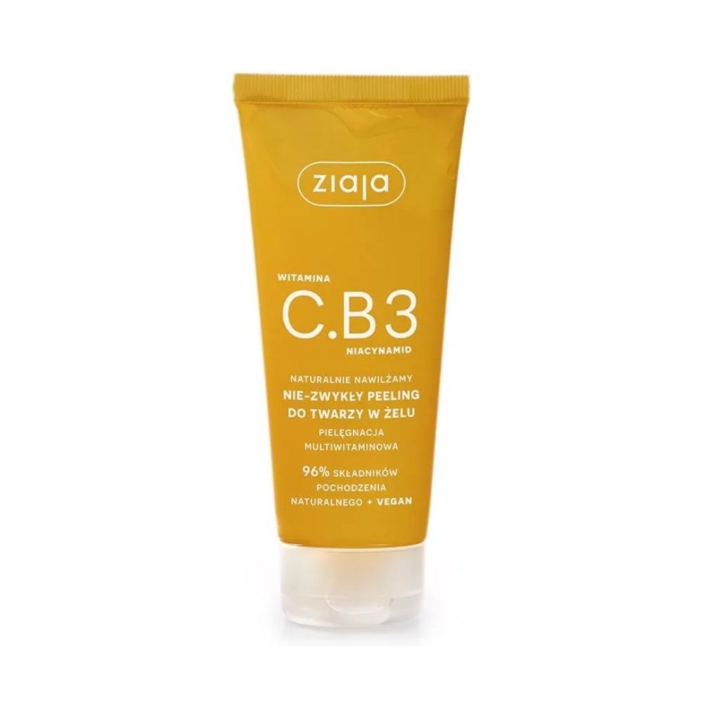 Ziaja Witamina C.B3 Peeling do twarzy w żelu, z niacynamidem, nawilżający (100ml)