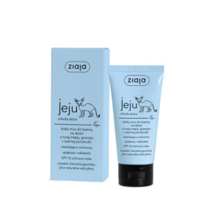 Ziaja Jeju biały mus do twarzy na dzień SPF 10 ochrona niska 50ml