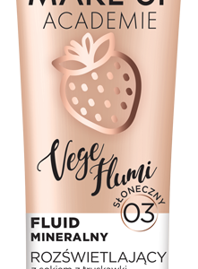 Bielenda MAKE-UP ACADEMIE VEGE FLUMI Fluid mineralny rozświetlający - słoneczny beż 03 30g