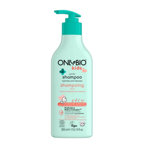 ONLYBIO Baby Łagodny szampon dla dzieci - powyżej 3 lat 300 ml