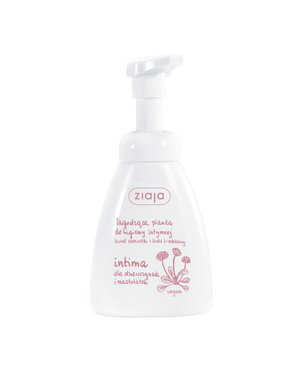 Ziaja Intima Pianka łagodząca do higieny intymnej kwiat stokrotki + kwas L-mlekowy 250ml
