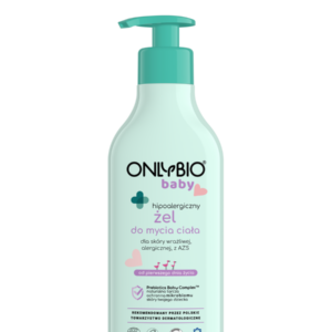 ONLYBIO Baby Hipoalergiczny żel do mycia ciała od pierwszego dnia życia 300 ml